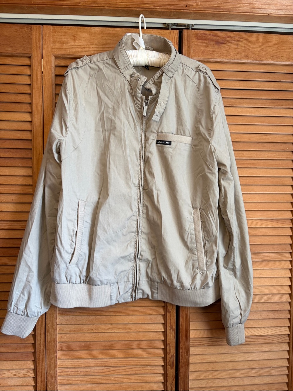 Members Only Men’s classic Racer Bomber Jacket XL